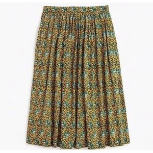 J. Crew Ratti Elephant Printed A-Line Lined Skirt Size 6 NWOT